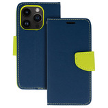 Kabura Fancy do Samsung Galaxy S23 Ultra granatowo-limonkowa