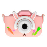 Aparat fotograficzny, kamera dla dzieci C10 Rabbit różowy