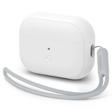 Etui SPIGEN Silicone Fit ACS05811 do Apple Airpods Pro 1/2  z paskiem - White/Grey