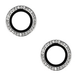 Hartowane szkło HARD DIAMOND na aparat (LENS) do Iphone 14/14 Plus/16E/17E srebrne (obiektyw 2 sztuki)