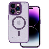 Tel Protect Magnetic Splash Frosted Case do Iphone 11 Pro Max Fioletowy