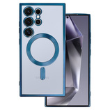Metallic Magsafe Case do Samsung Galaxy S24 Niebieski