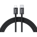 Benks Kabel D46 pleciony - Typ C na Lightning - PD 27W 3A 1 metr czarny
