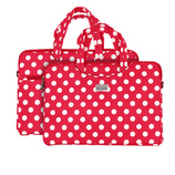 Wonder Briefcase Laptop 15-16 cali groszki czerwone