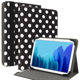 Wonder Canvas Tablet Case 10 cali groszki czarne