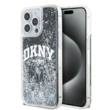 Oryginalne Etui DKNY hardcase Liquid Glitter Big Logo DKHCP14XLBNAEK do Iphone 14 Pro Max czarny