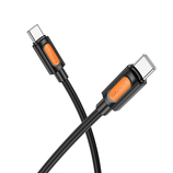 Borofone Kabel BX114 Structure - Typ C na Typ C - PD 60W 3A 1 metr czarny
