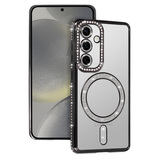 Bling Magsafe Case do Samsung Galaxy S24 czarny
