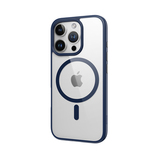 Rock Guard Series Magnetic Case for Iphone 16 Pro transparent-blue