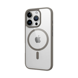 Rock Guard Series Magnetic Case for Iphone 16 Pro transparent-grey