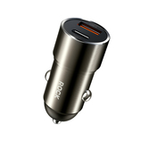 Rock Car charger H20 - USB + Type C - 15W 3A dark grey
