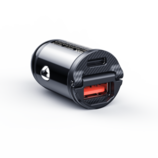 Rock Car charger H18 Mini - USB + Type C - 30W 3A black