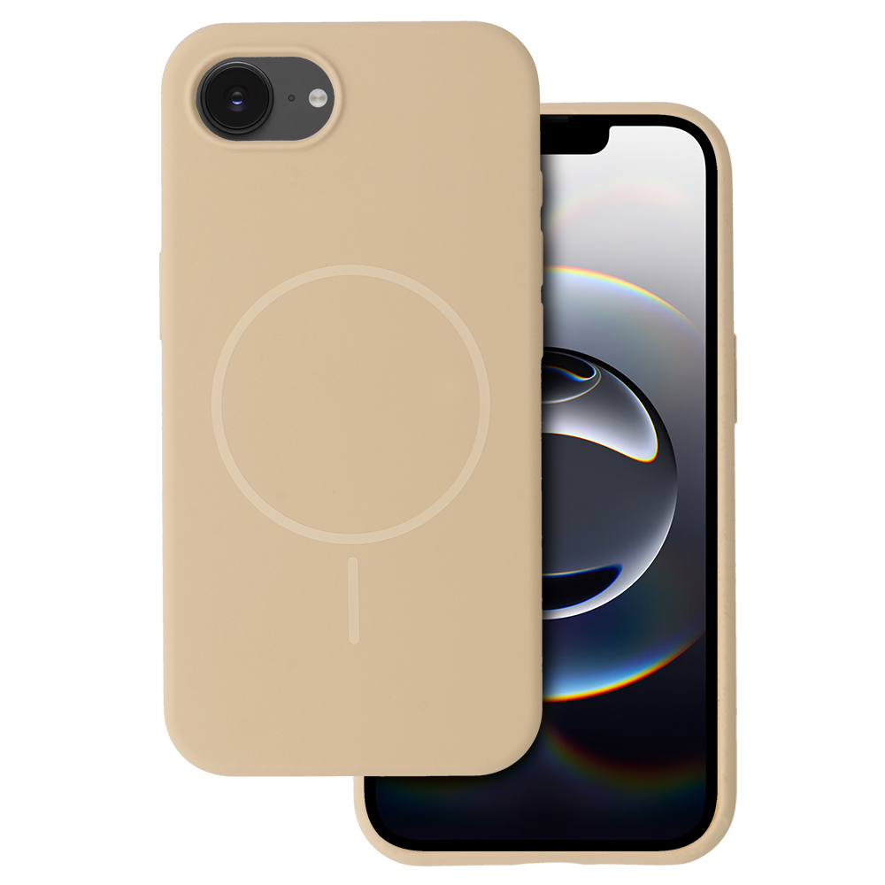 Kryt MagSafe Slim Silicone pro Apple iPhone 17e/16e , barva hnědá