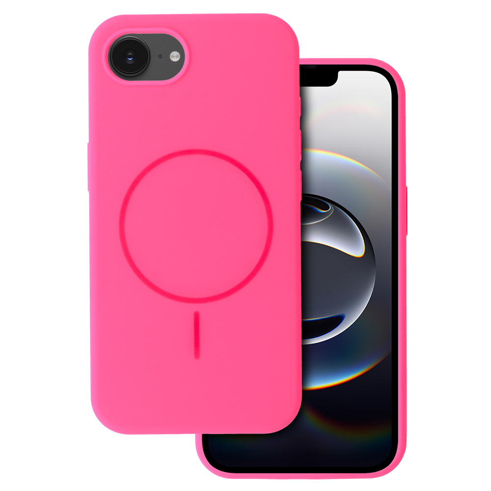 Kryt MagSafe Slim Silicone pro Apple iPhone 17e/16e , barva růžová