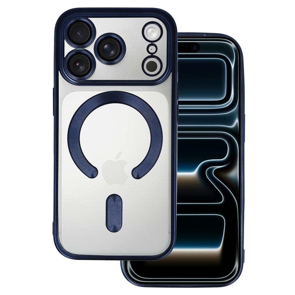 Kryt Metallic Magsafe pro Apple iPhone 17 Pro Max , barva modrá