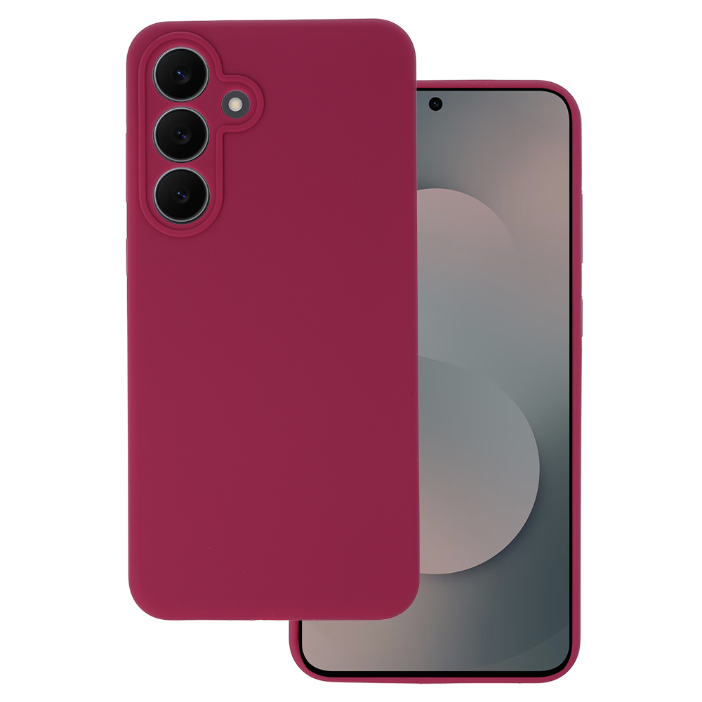 Kryt Silicone Lite pro Samsung Galaxy S25 FE , barva malinová