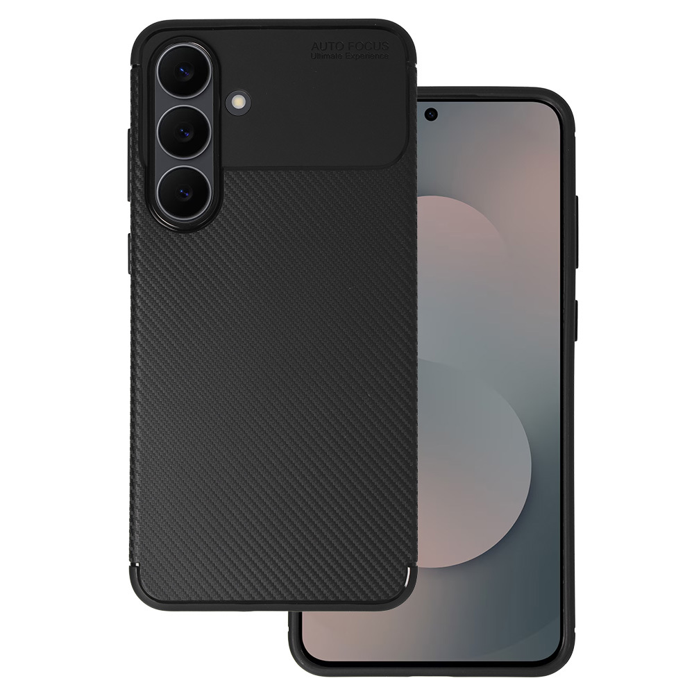 Kryt Carbon Elite pro Samsung Galaxy S25 FE , barva černá