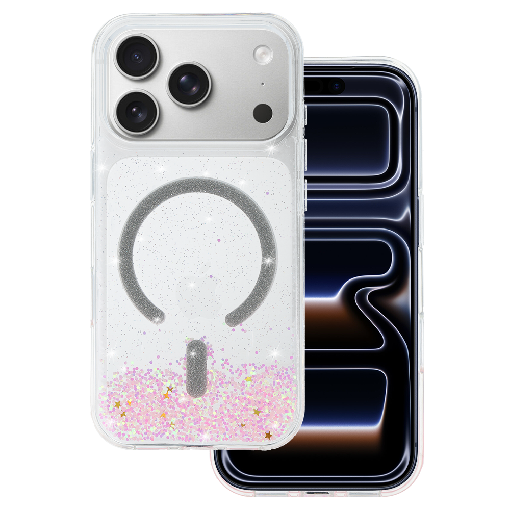 Tel Protect Moonlite Magsafe Case for Apple iPhone 17 Pro , barva růžová clear