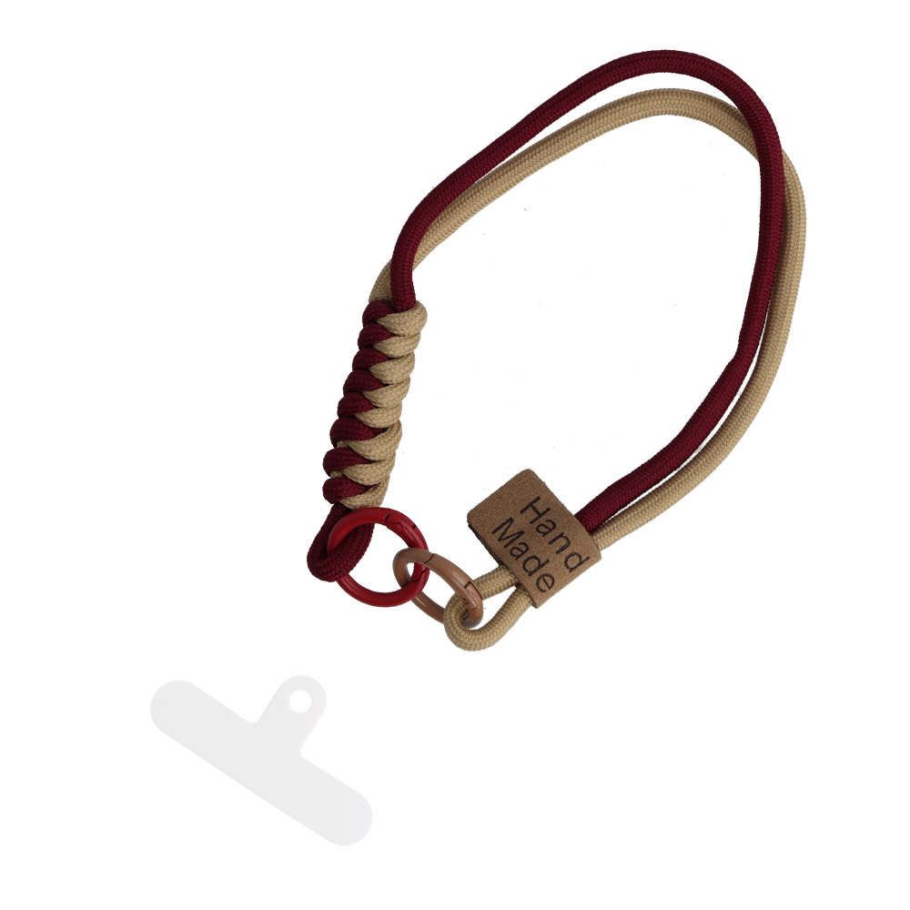 Šňůrka na mobil FZ-14 , barva červená-beige