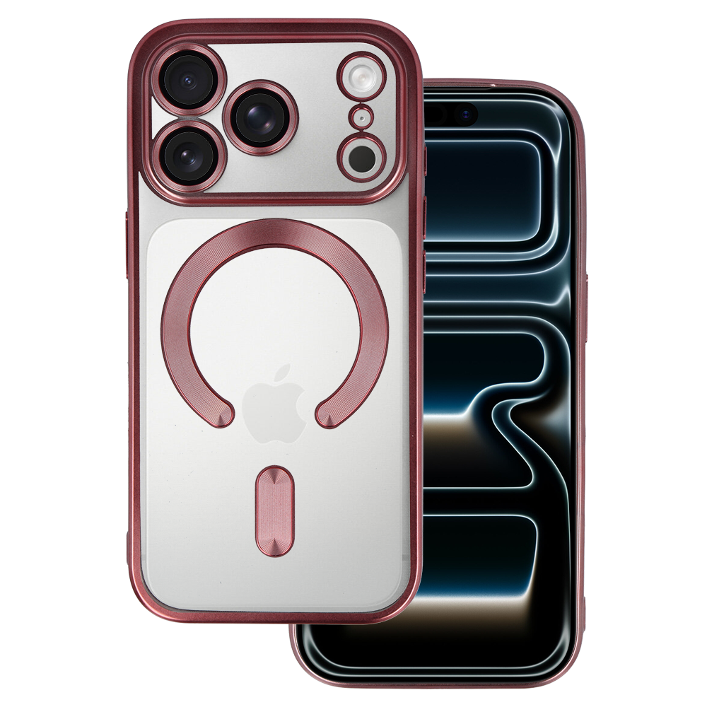 Kryt Metallic Magsafe pro Apple iPhone 17 Pro , barva růžová