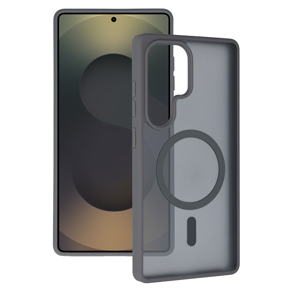 Kryt Aura Matte MagSafe pro Samsung Galaxy S26 Ultra , barva šedá