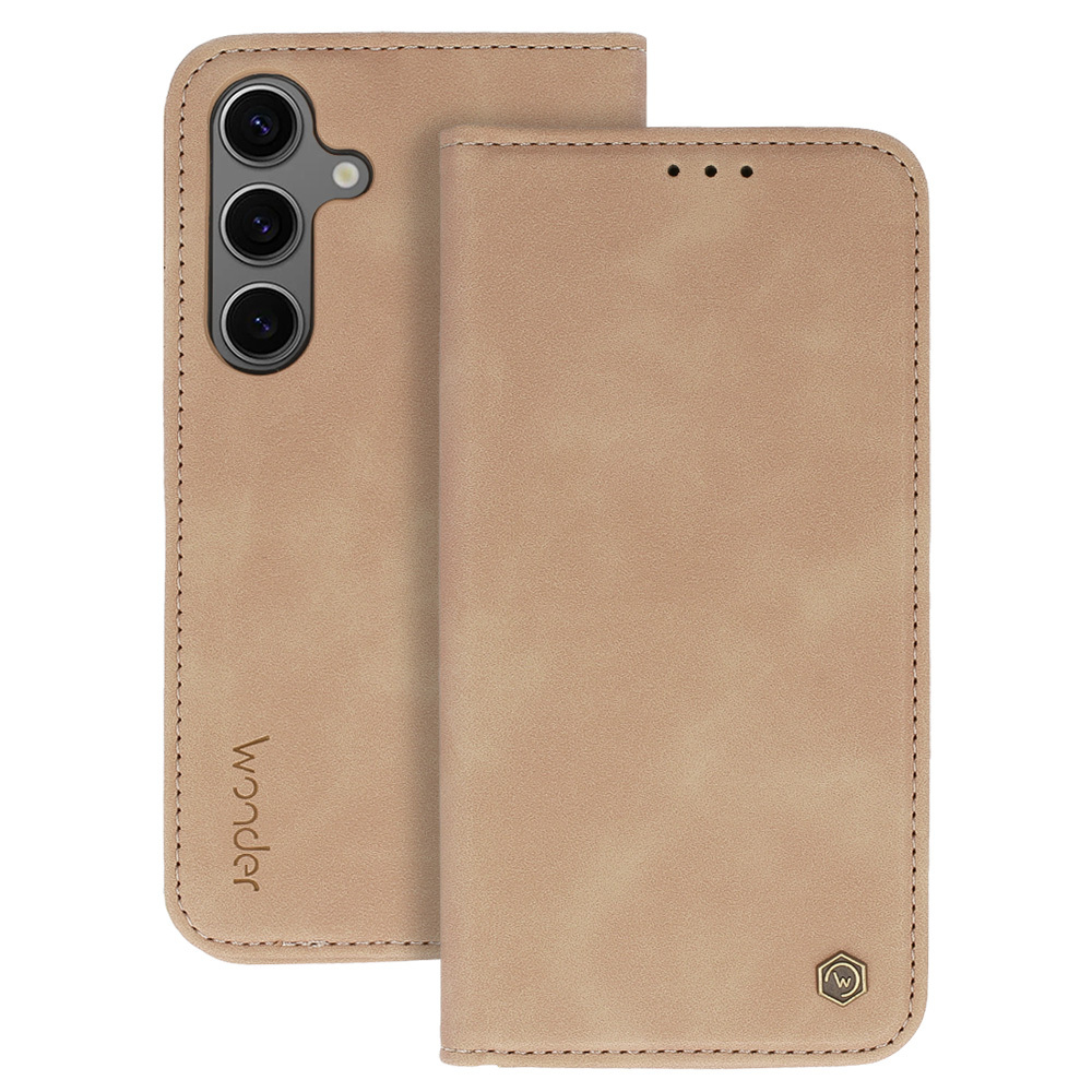 Knížkové pouzdro Wonder Smart pro Xiaomi 17 Pro cappuccino