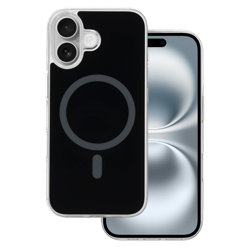 Glossy Magsafe Case for Apple iPhone 16 , barva černá