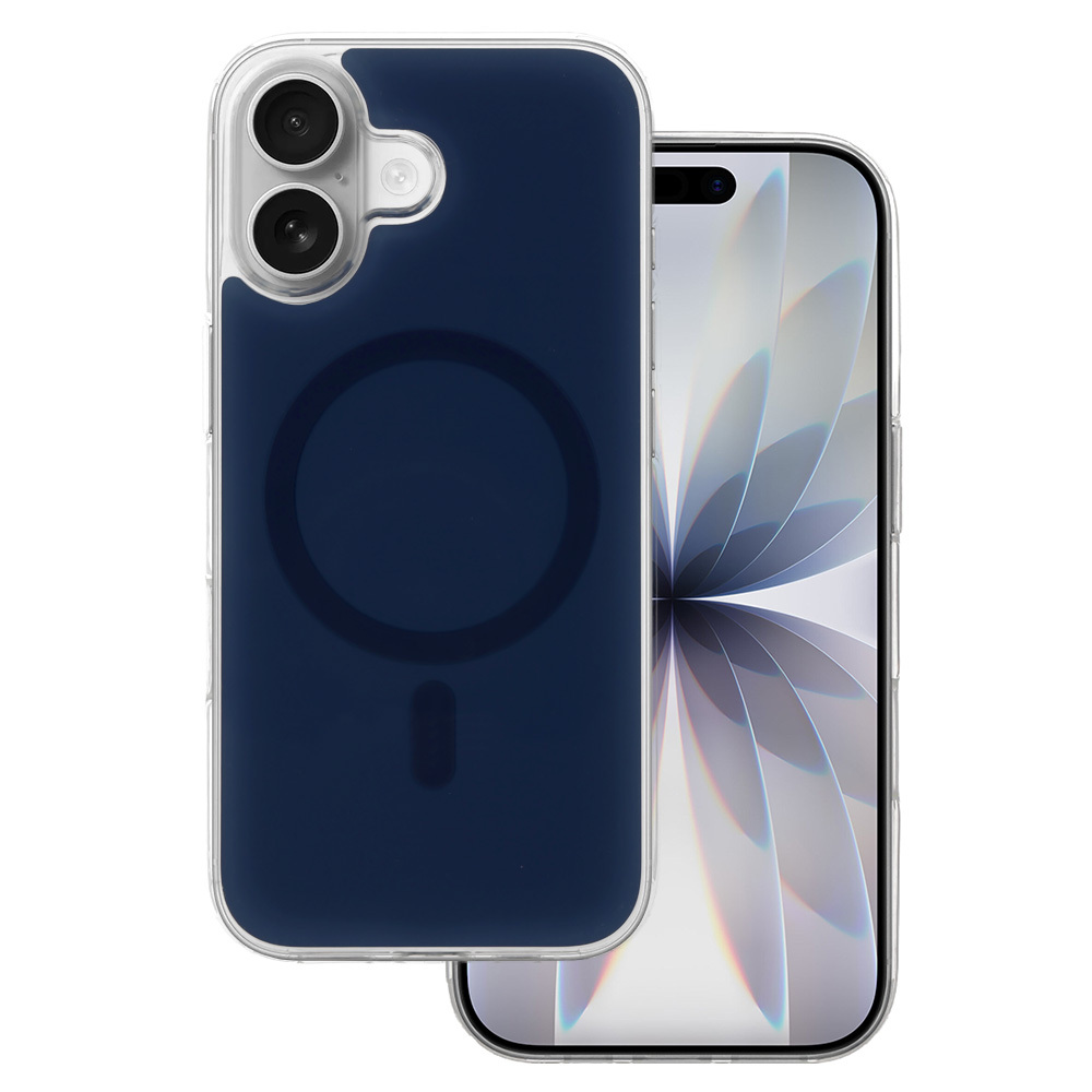 Glossy Magsafe Case for Apple iPhone 17 , barva modrá