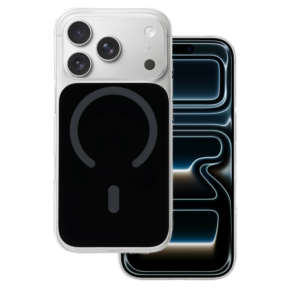 Glossy Magsafe Case for Apple iPhone 17 Pro , barva černá