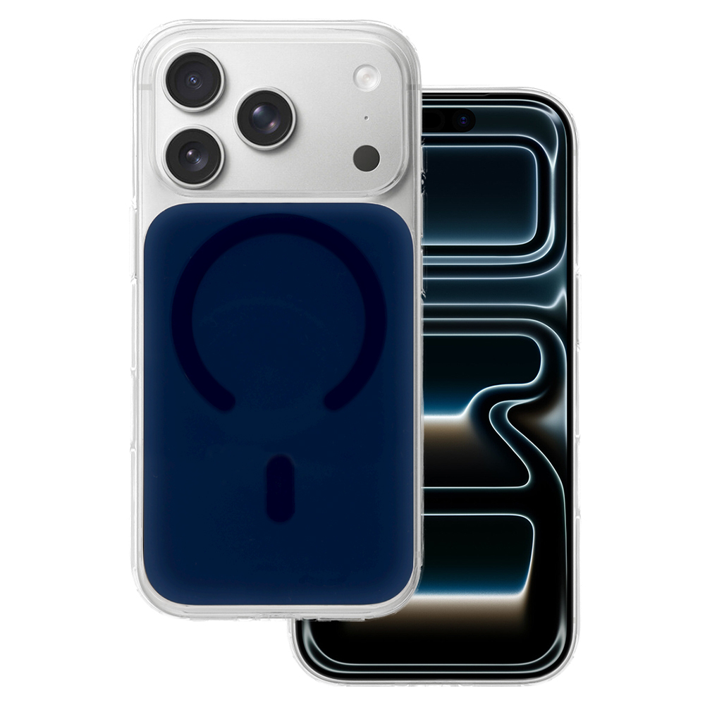 Glossy Magsafe Case for Apple iPhone 17 Pro Max , barva modrá