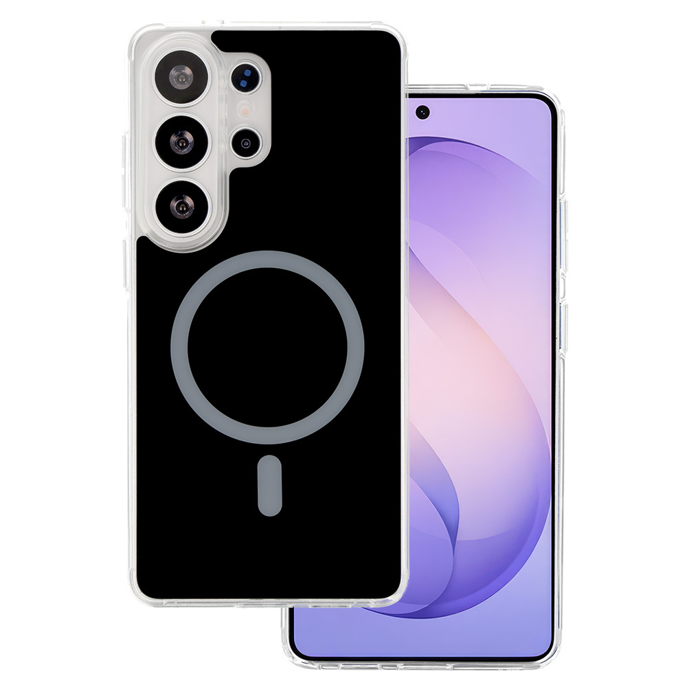 Glossy Magsafe Case for Samsung Galaxy S26 Ultra , barva černá