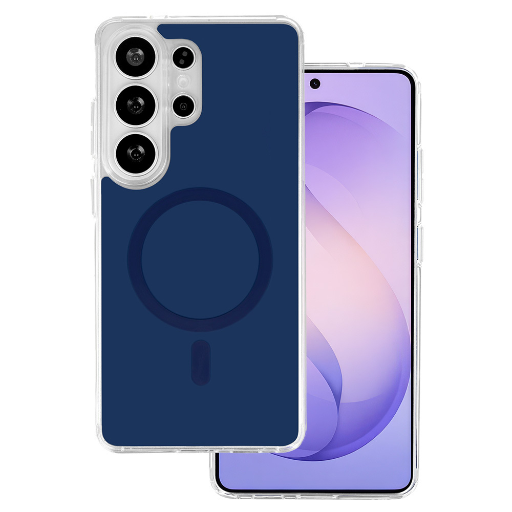 Glossy Magsafe Case for Samsung Galaxy S26 Ultra , barva modrá