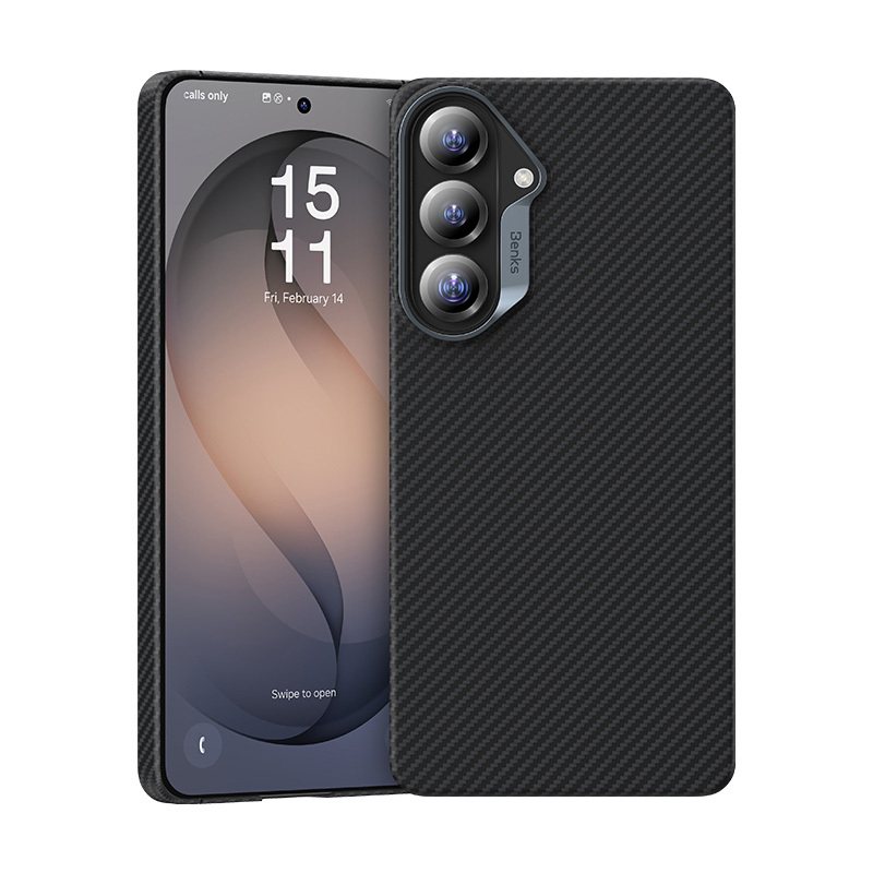 Benks Magnetic Armor Air Kevlar Case Metal Frame 600D (J048) for Samsung Galaxy S26 , barva černá