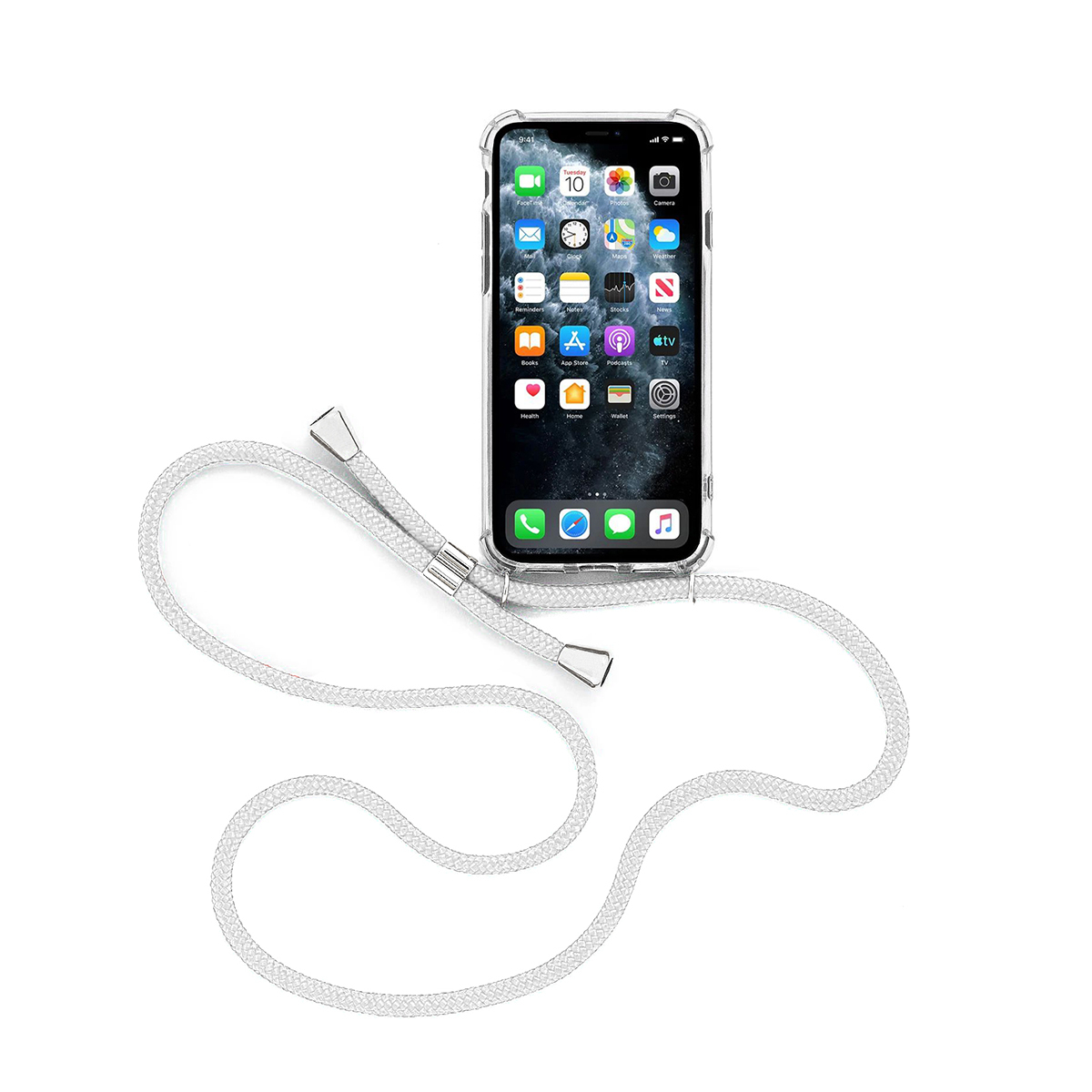 Kryt se šňůrkou pro Apple iPhone 6/6S , barva bílá