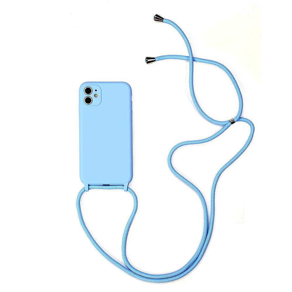 Kryt Strap Silicone pro Apple iPhone 11 Pro , barva světle modrá