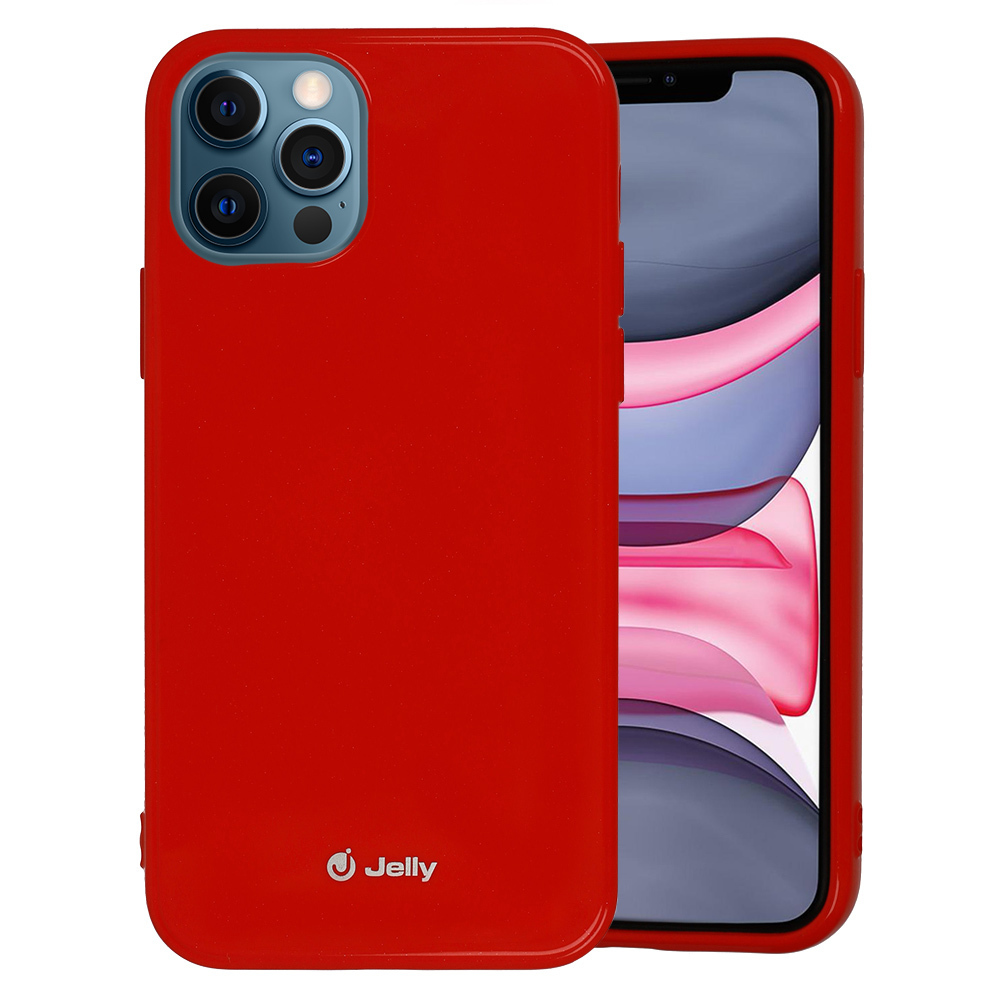 Kryt Jelly pro Apple iPhone 12 Pro Max , barva červená