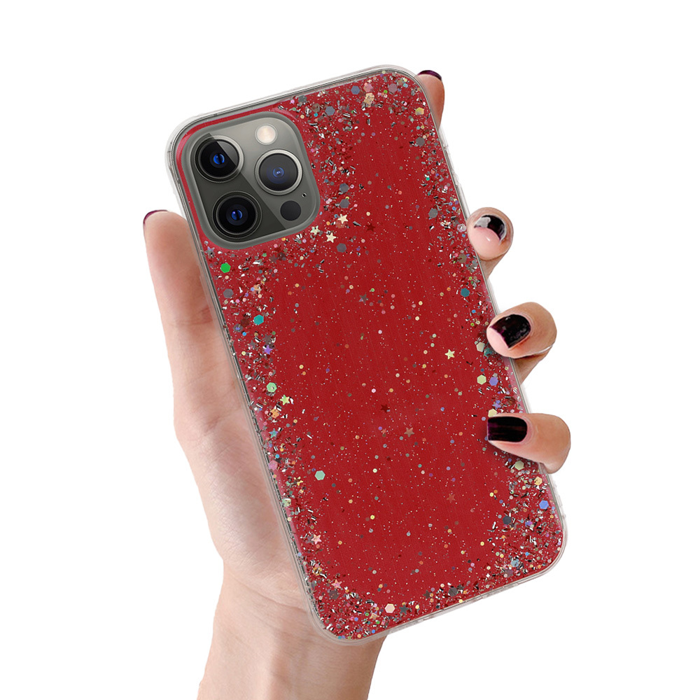 Brilliant Clear Case for Iphone 12/12 Pro Red Toptel Akcesoria GSM