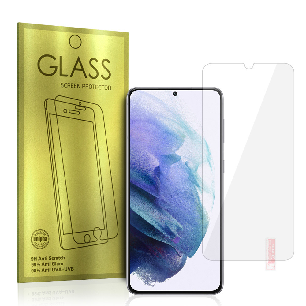 Tvrzené sklo na mobil 9H Glass Gold pro SAMSUNG GALAXY S21