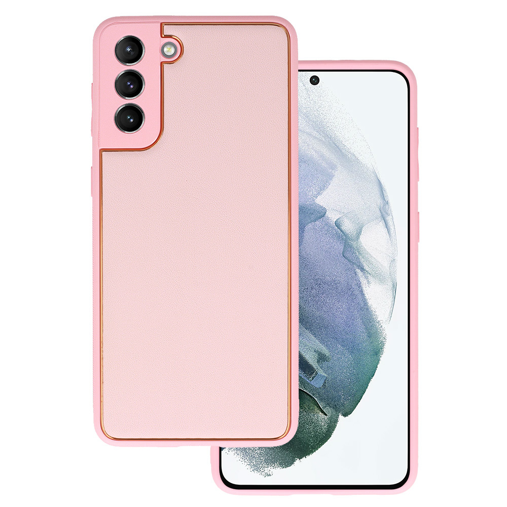 Kryt Luxury pro Samsung Galaxy S21 Plus , barva růžová