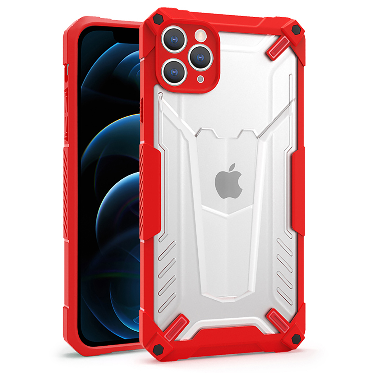Kryt odolný Protect Hybrid pro Apple iPhone 11 Pro , barva červená
