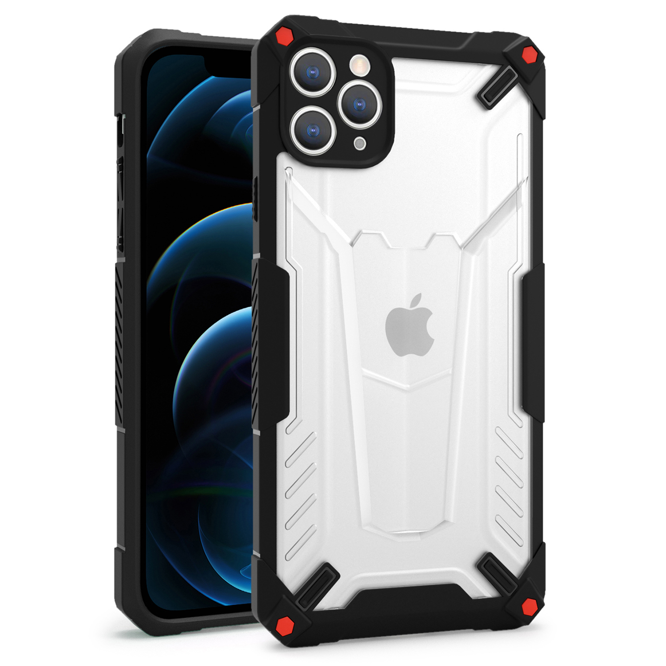 Kryt odolný Protect Hybrid pro Apple iPhone 12 Pro Max , barva černá