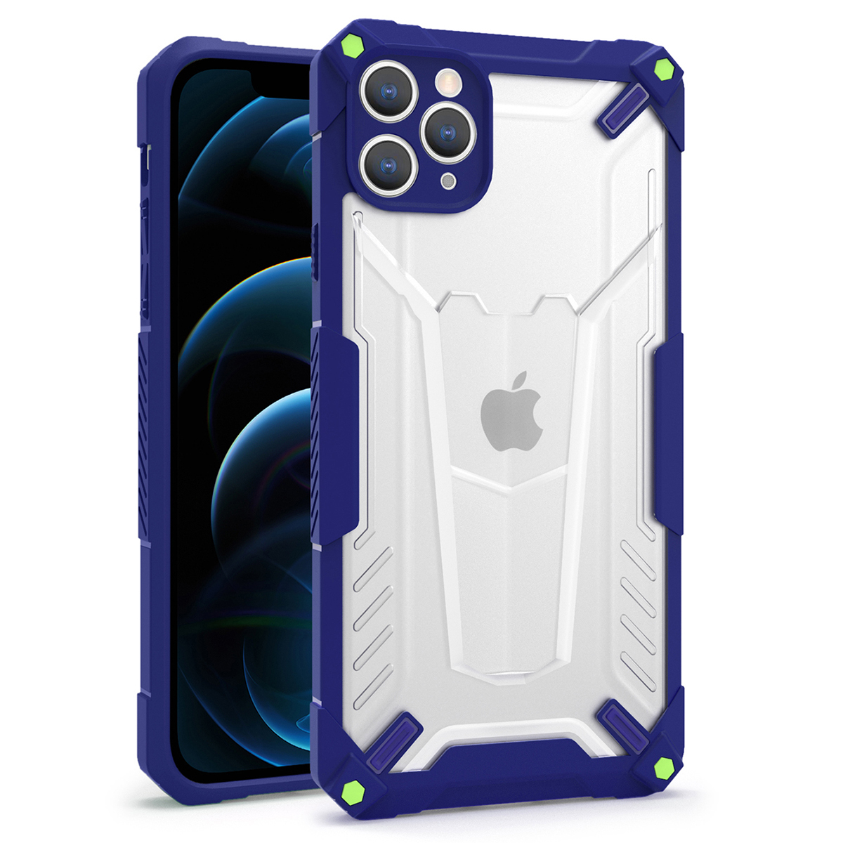 Kryt odolný Protect Hybrid pro Apple iPhone 13 Pro , barva modrá