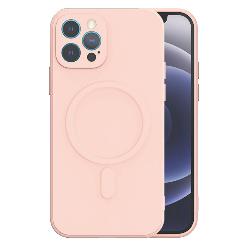 Kryt MagSafe Silicone pro Apple iPhone 13 , barva světle růžová
