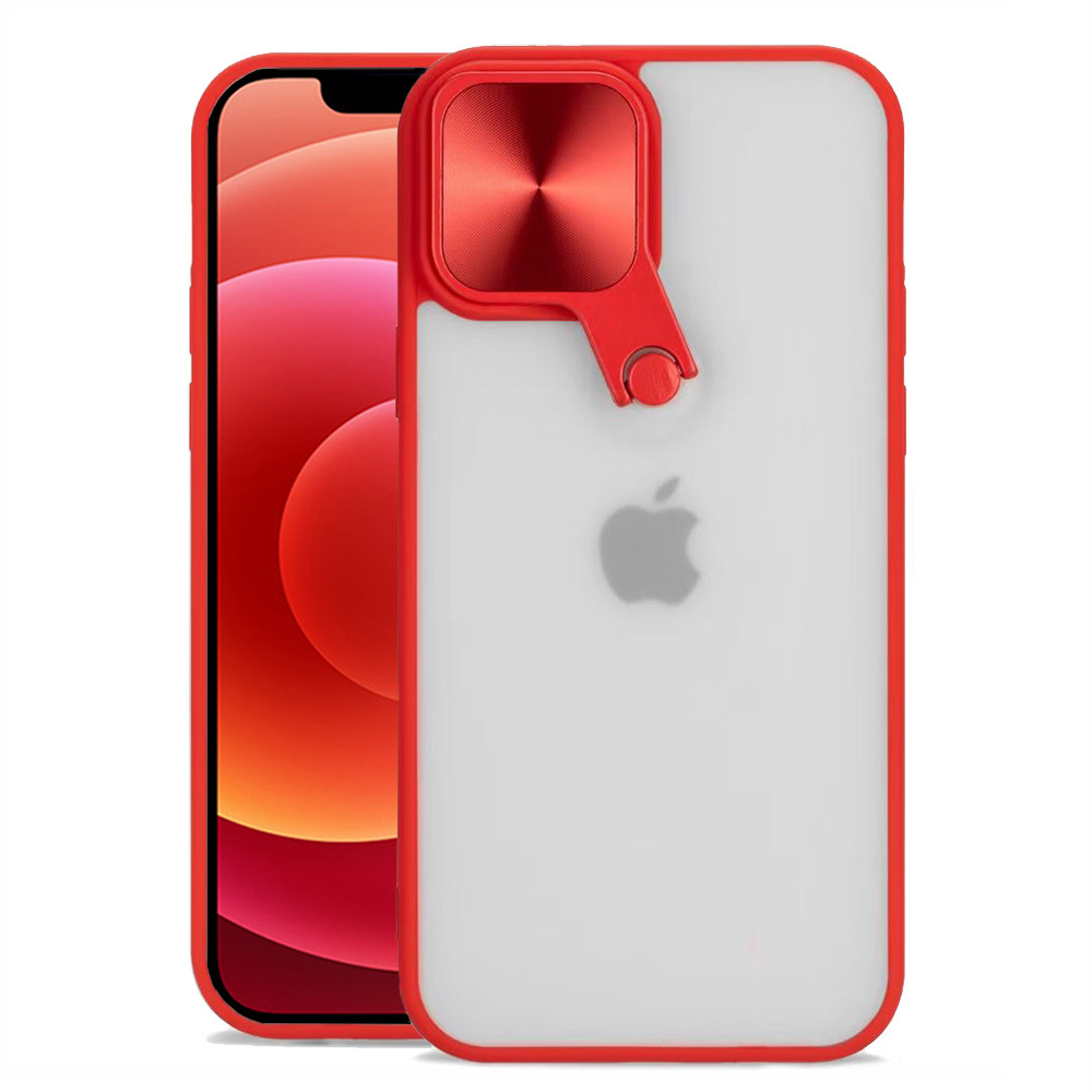 Kryt Cyclops pro Apple iPhone 12 , barva červená