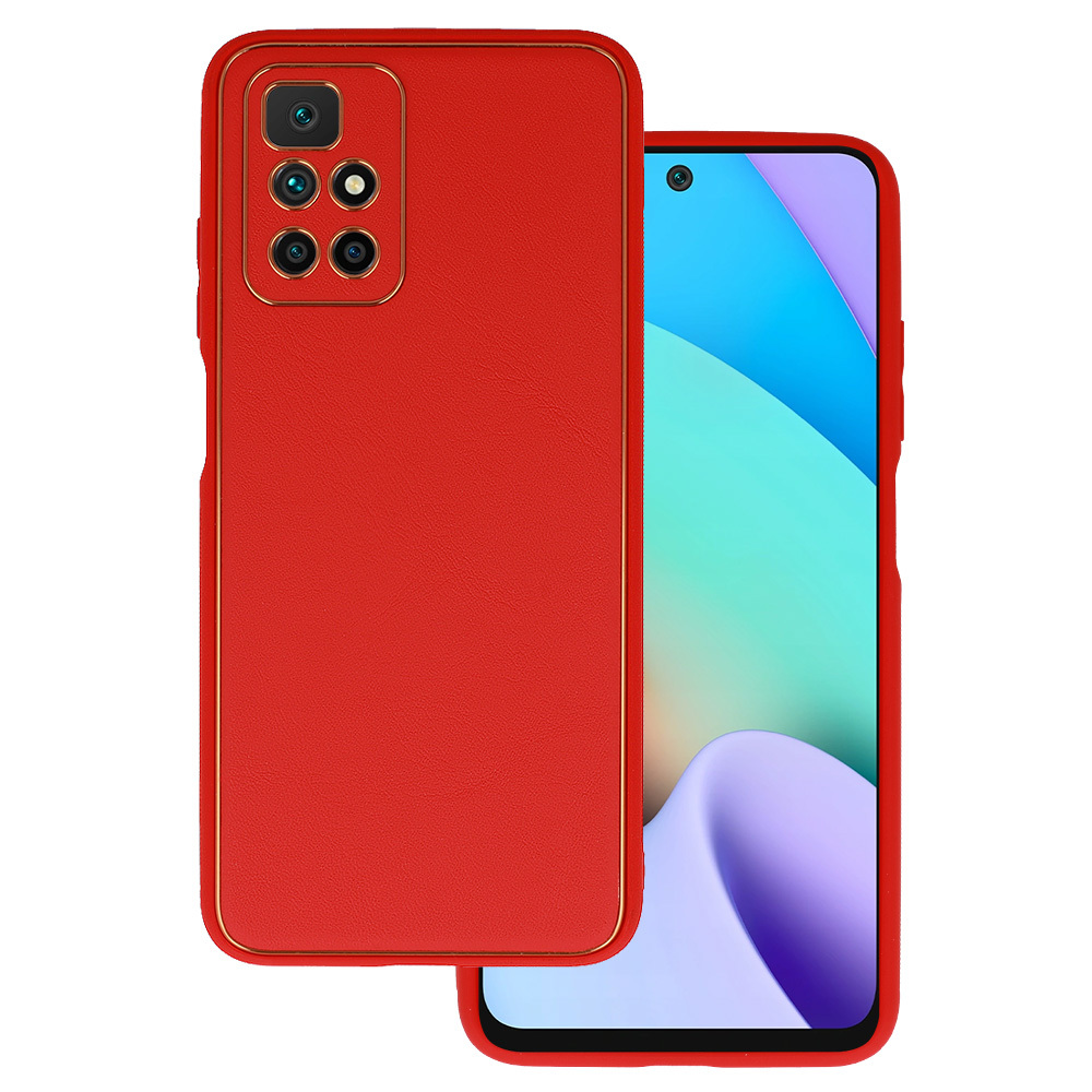 Kryt Luxury pro Xiaomi Redmi 10 , barva červená