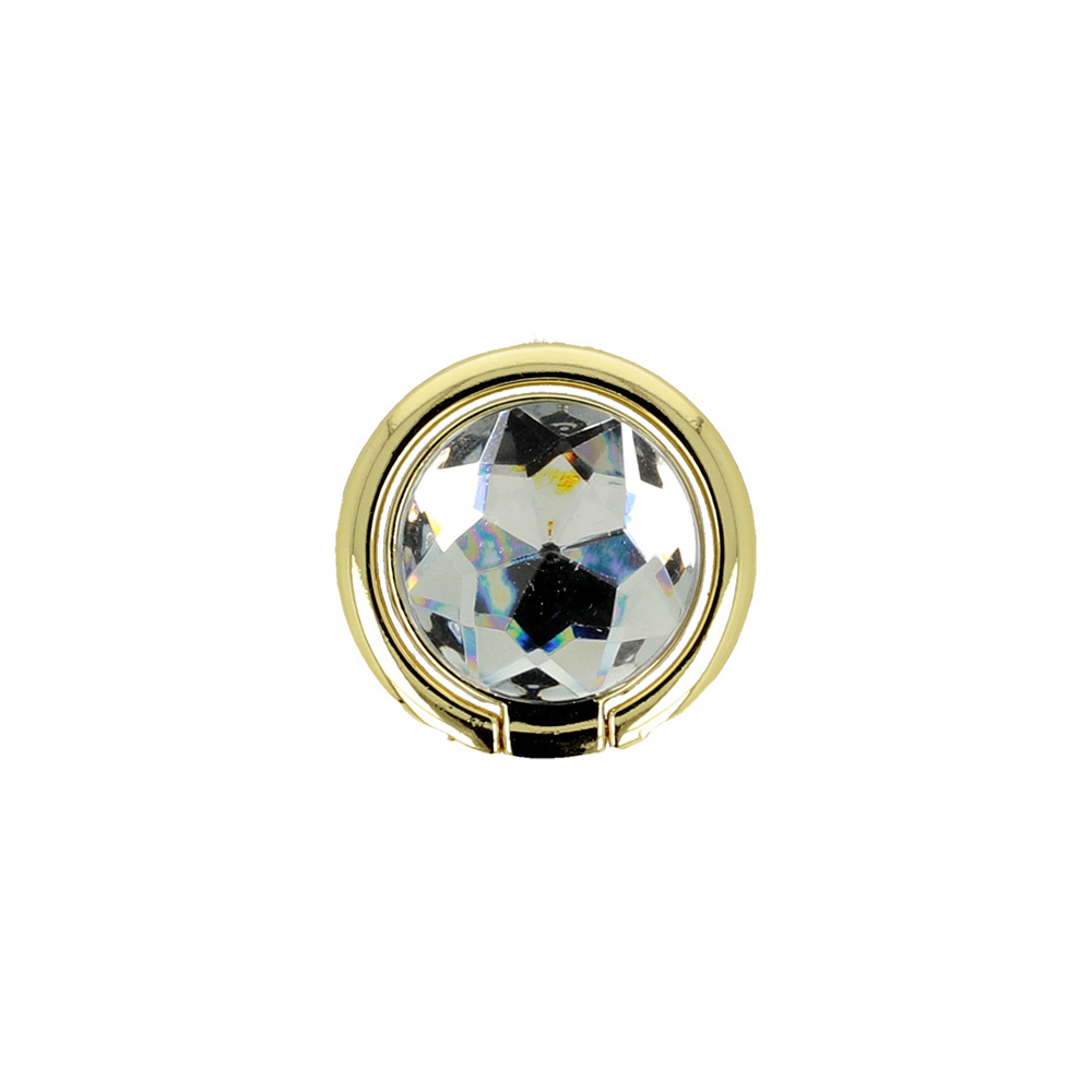 Držátko / držáček na mobil Ring CRYSTAL - , barva bílá-, barva zlatá