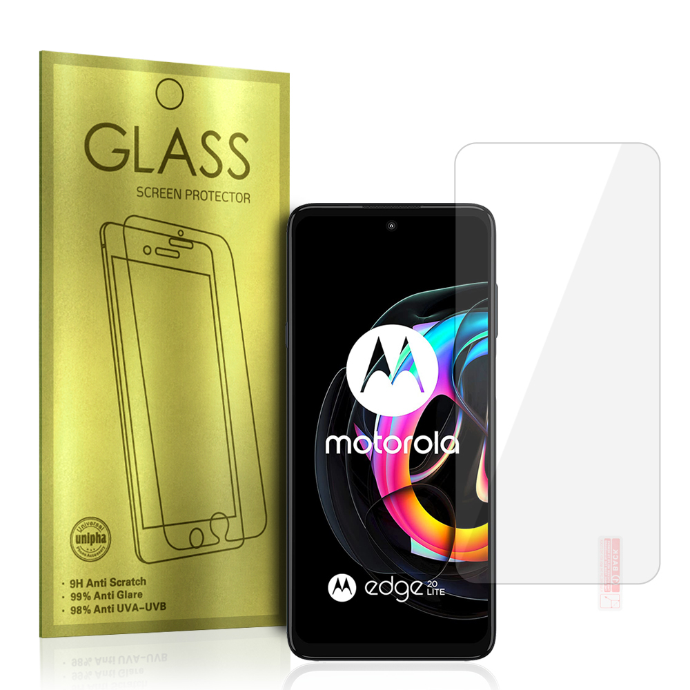 Tvrzené sklo na mobil 9H Glass Gold pro MOTOROLA EDGE 20 LITE 5G 5900217912019