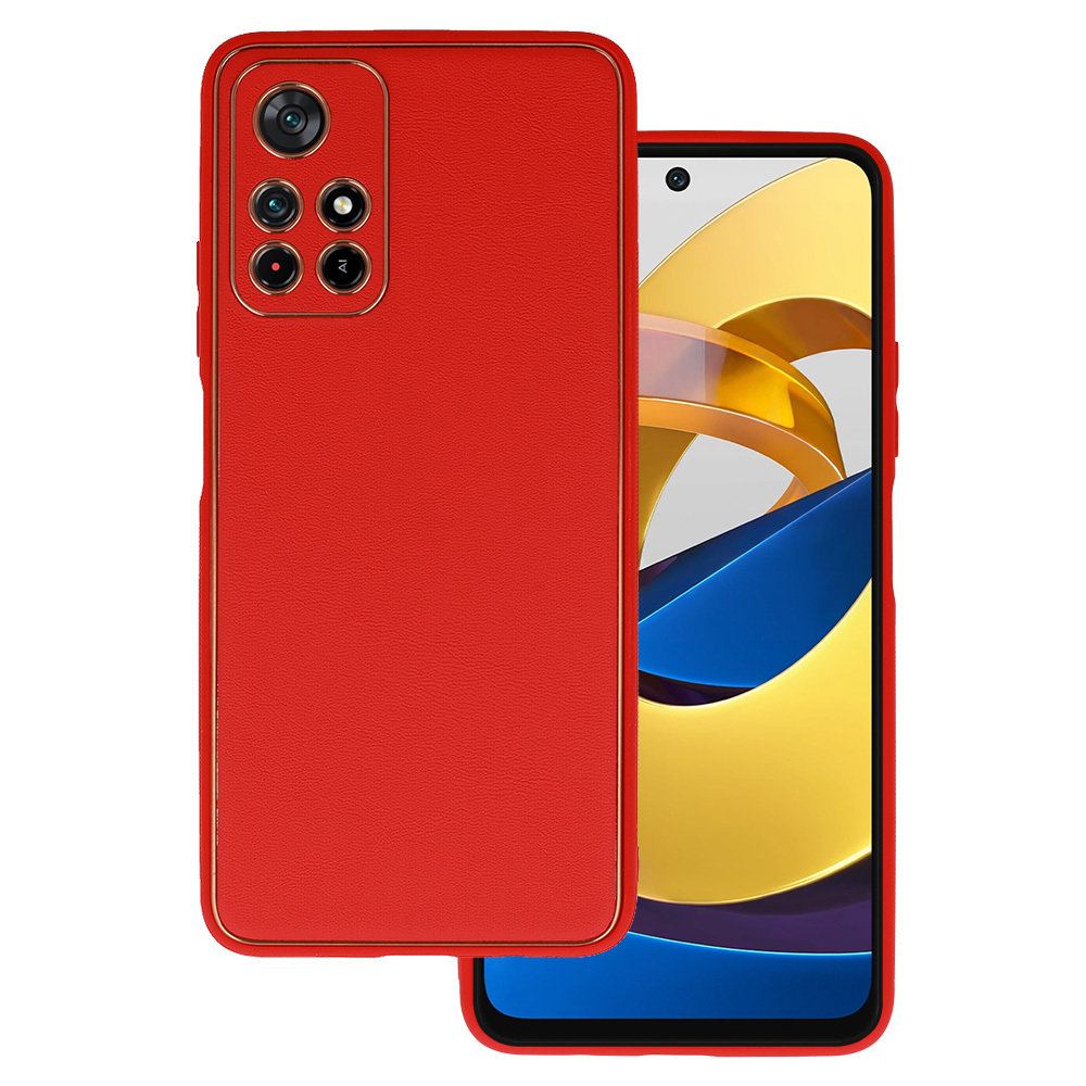 Kryt Luxury pro Xiaomi Redmi Note 11 5G/Note 11S 5G/Poco M4 Pro 5G , barva červená
