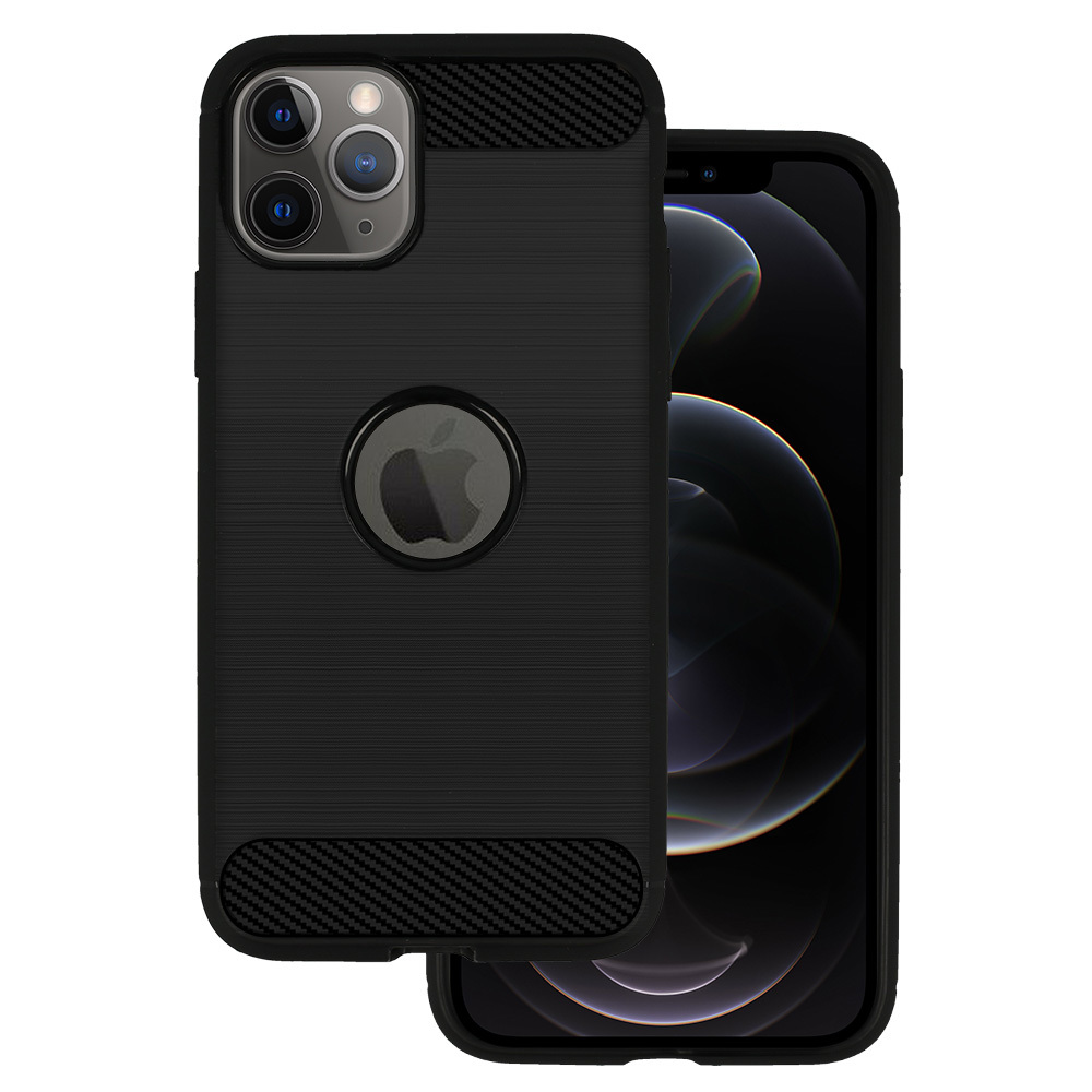 Kryt Carbon pro Apple iPhone 11 PRO MAX , barva černá