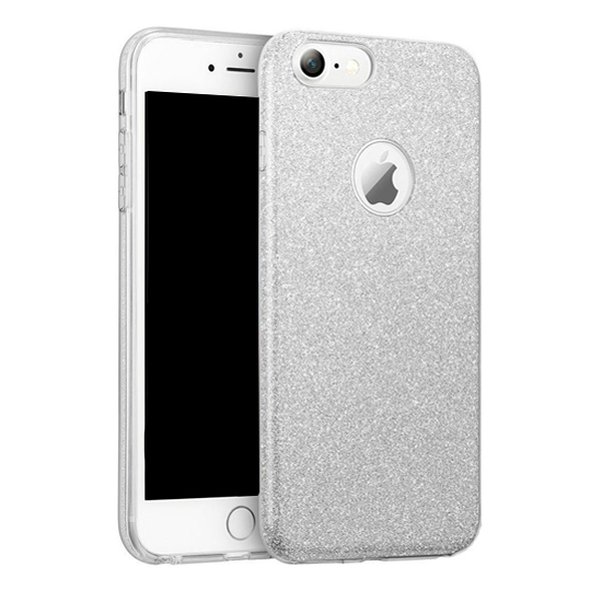 Kryt třpytivý Shinning pro Apple iPhone 12 PRO MAX , barva stříbrná